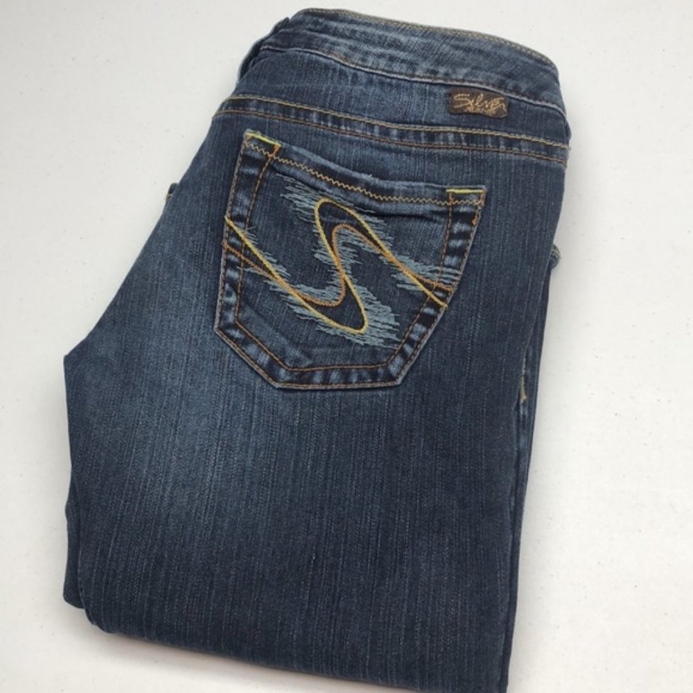 RETRO SILVER TUESDAY FLARE BOOTS JEANS 28x35 ⭐️